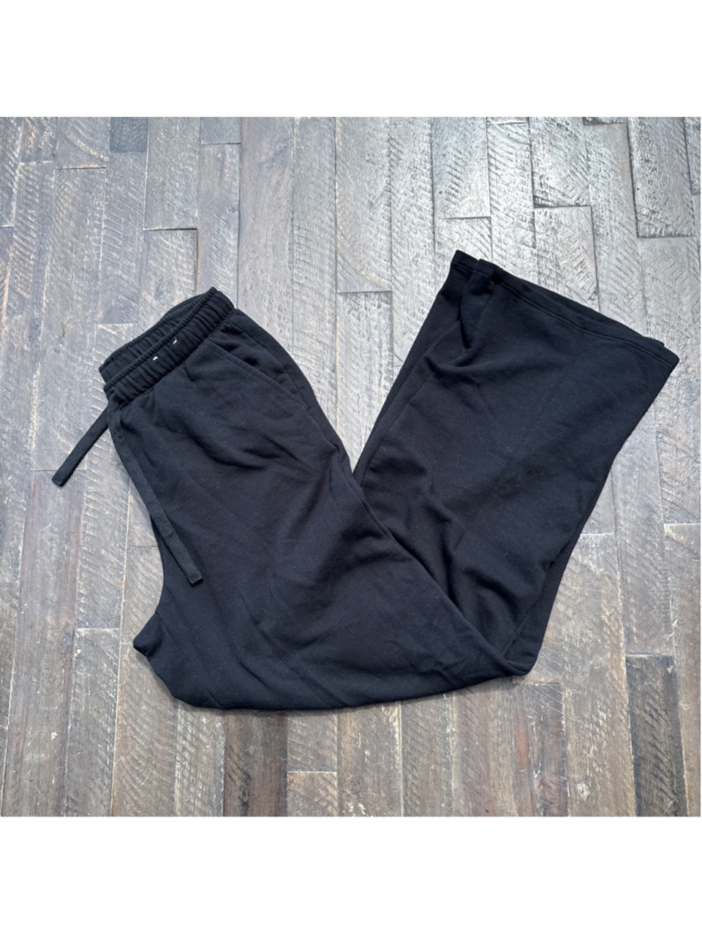 Women's Auden Black Wide Leg Pajama Pants Size S